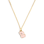 Poodle Enamel Charm Necklace CHOAL