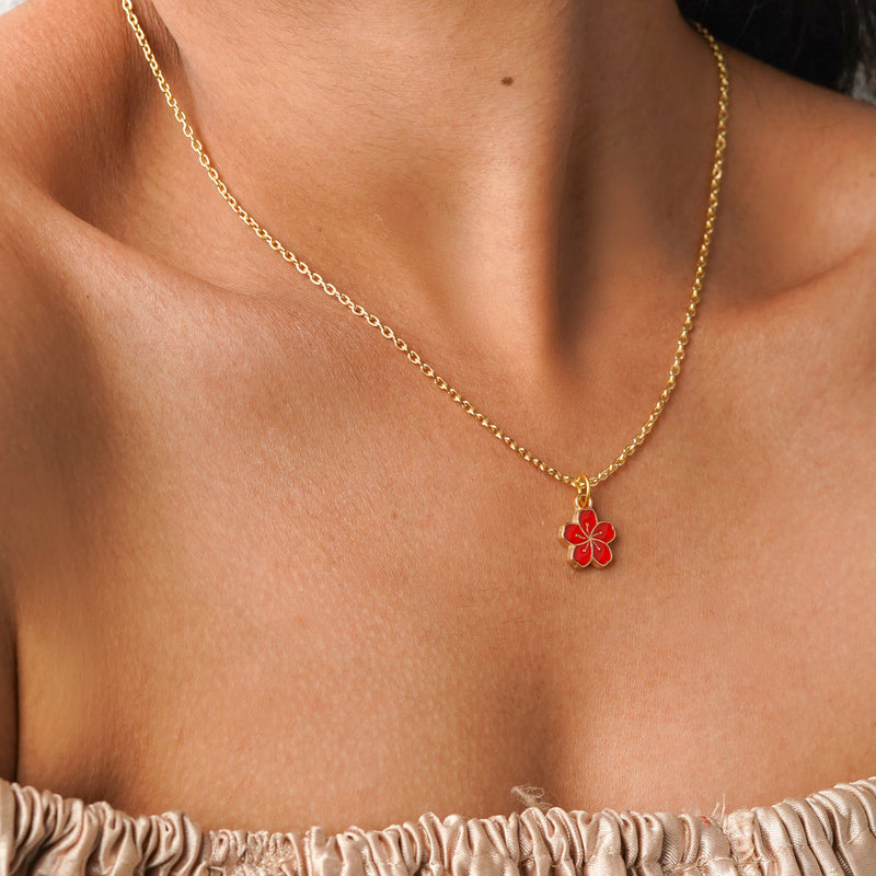 Lily Enamel Necklace CHOAL