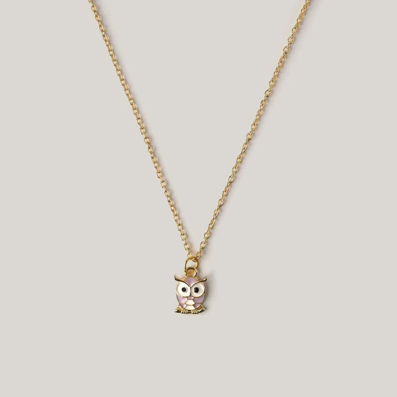 Owl Charm Necklace CHOAL