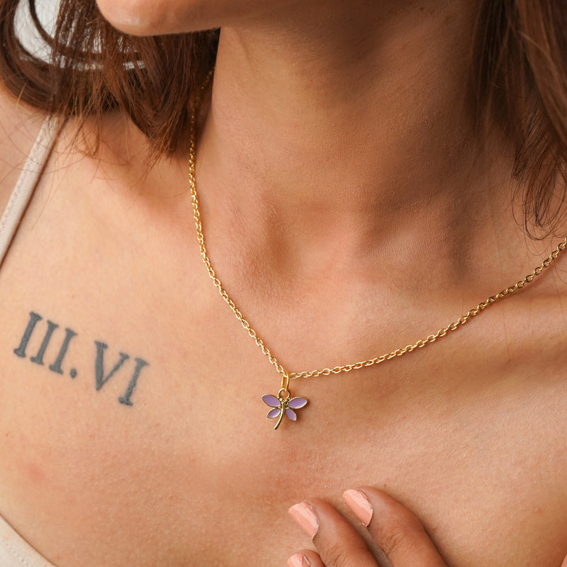 Painted Lady Charm Necklace CHOAL