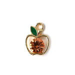 Crystal Apple Necklace CHOAL Peach