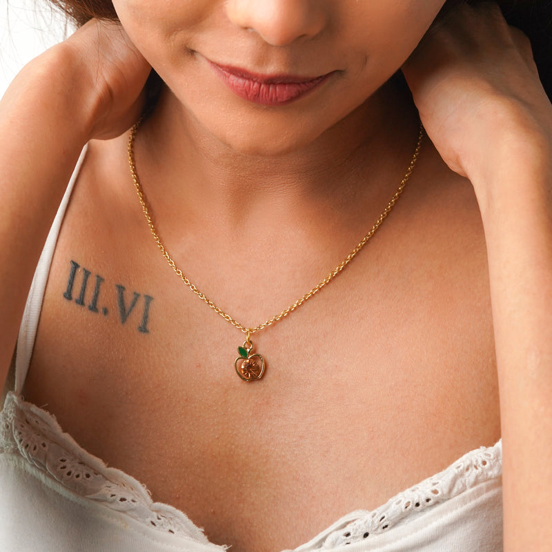 Crystal Apple Necklace CHOAL