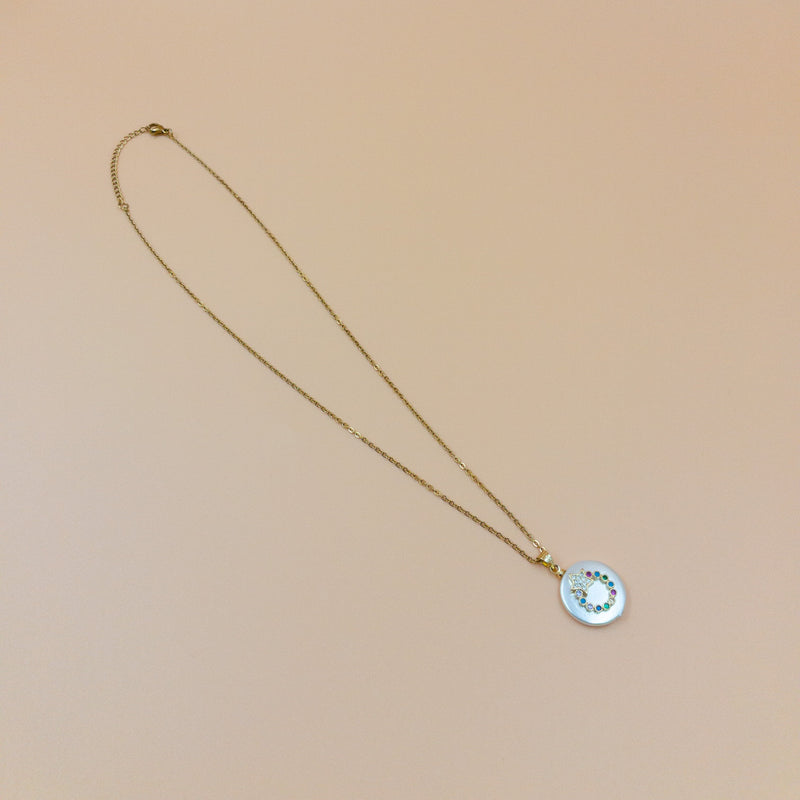 Star Ring Pearl Necklace Necklaces CHOAL