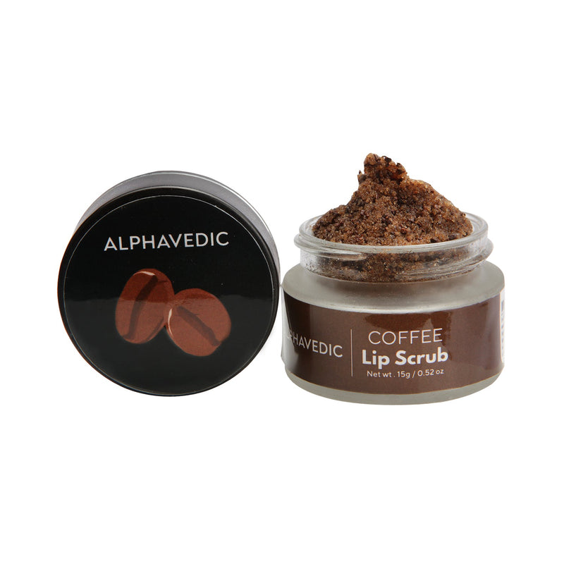 Alphavedic Coffee Lip Scrub - 15 Grams