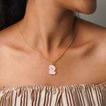 Poodle Enamel Charm Necklace CHOAL