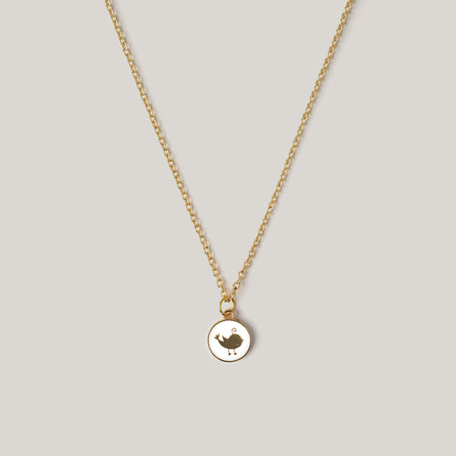 Little Birdie Enamel Necklace CHOAL