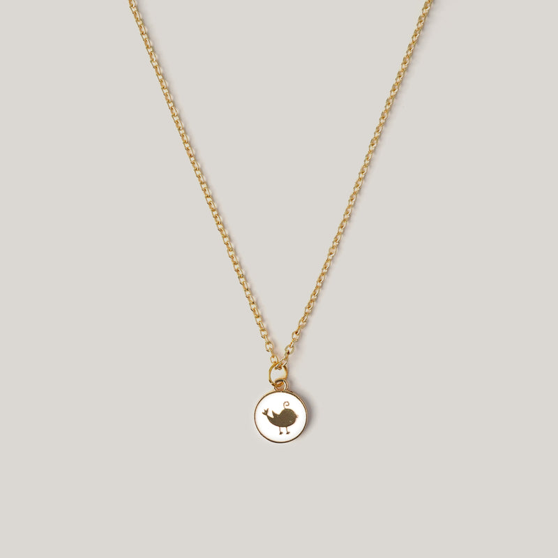 Little Birdie Enamel Necklace CHOAL