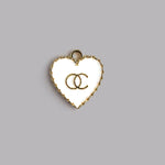 Amora Enamel Necklace CHOAL White
