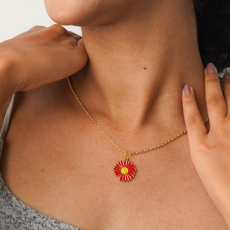 Dandelion Charm Necklace CHOAL