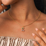 Cherry Crystal Necklace CHOAL
