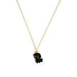 Poodle Enamel Charm Necklace CHOAL