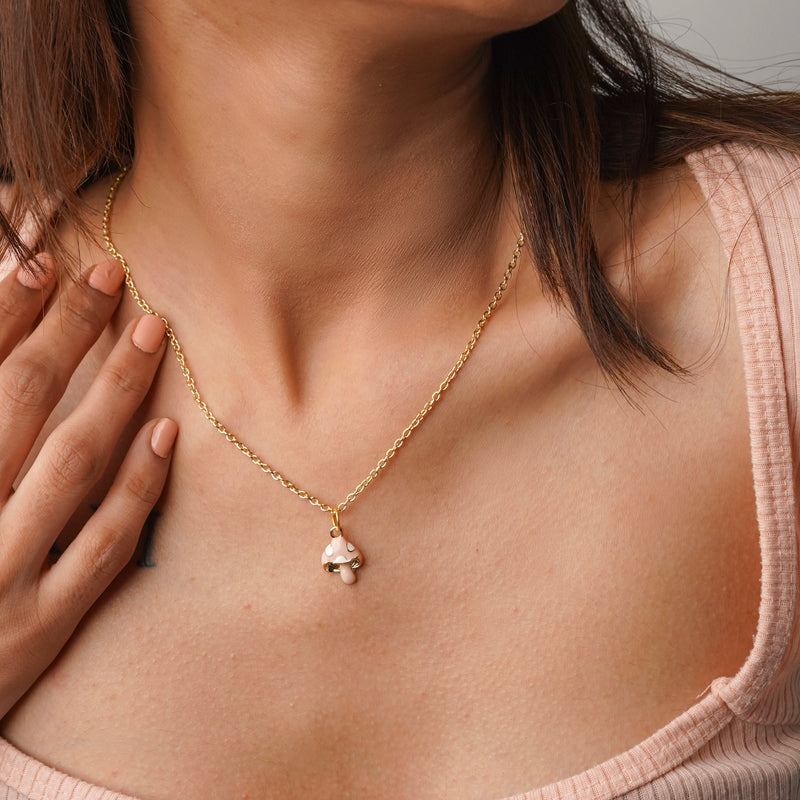 Cute Mushroom Necklace CHOAL