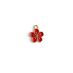 Lily Enamel Necklace CHOAL Red