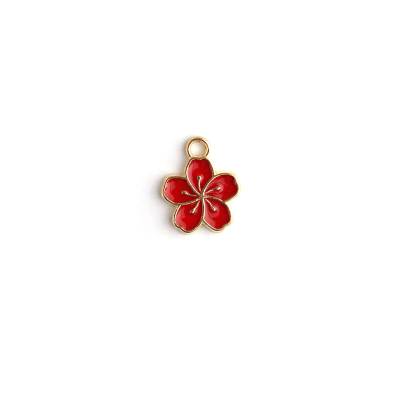 Lily Enamel Necklace CHOAL Red