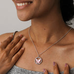 Cynthia Crystal Silver Necklace CHOAL