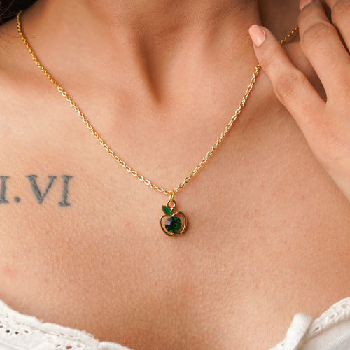 Crystal Apple Necklace CHOAL