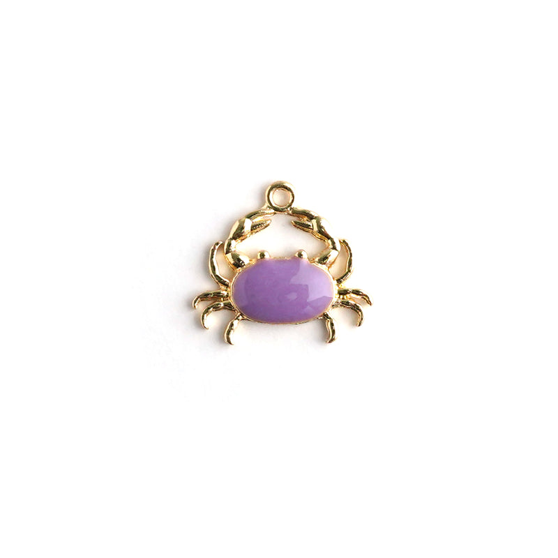 Crab Enamel Necklace CHOAL