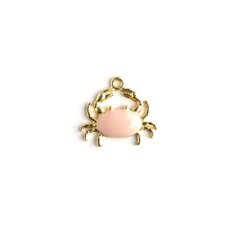 Crab Enamel Necklace CHOAL
