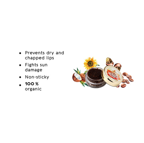 benefits of coffee lip scrub