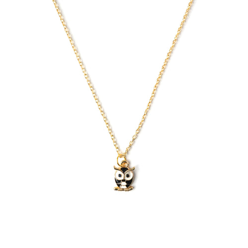 Owl Charm Necklace CHOAL