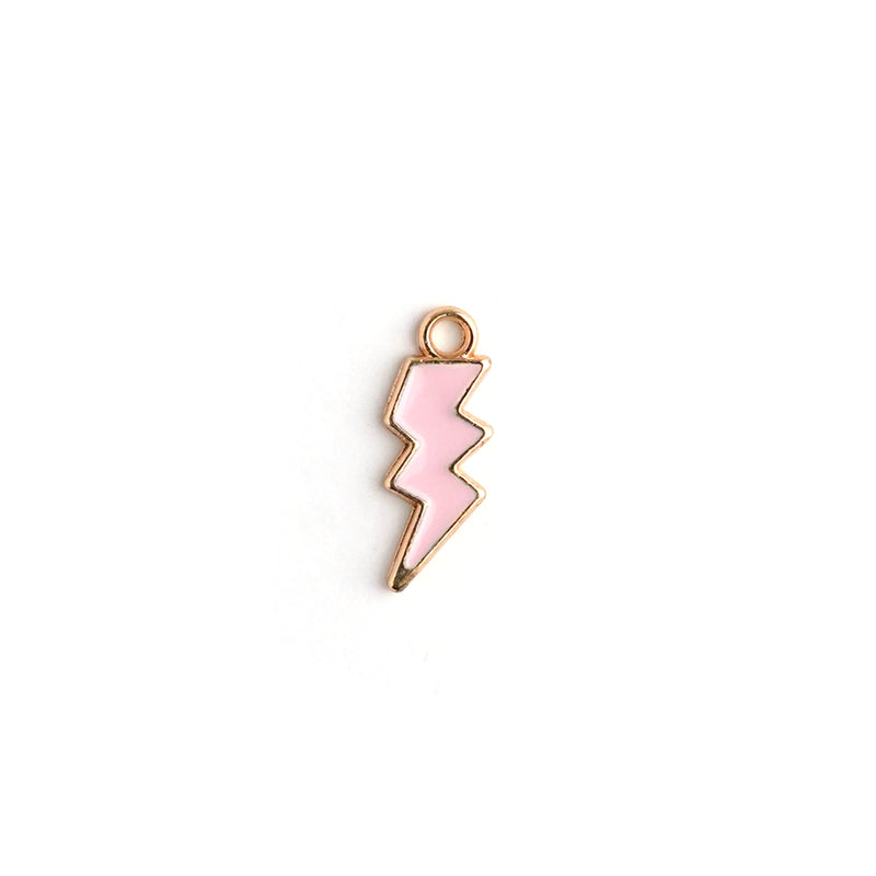 Lightning Bolt Necklace CHOAL Pink