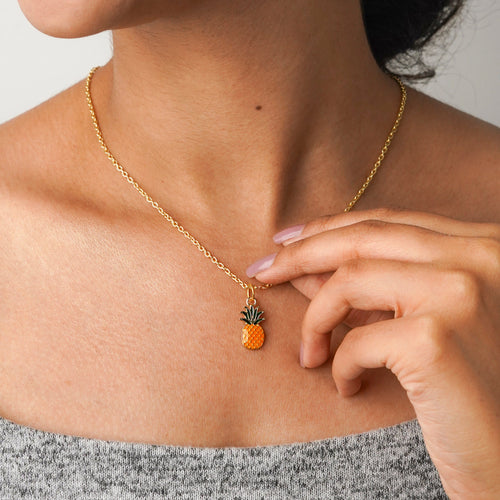 Pineapple Enamel Necklace CHOAL