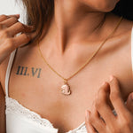 Dino Enamel Necklace CHOAL Pink