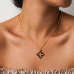 Kite Enamel Necklace CHOAL Black