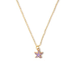 Star Fish Necklace CHOAL Purple