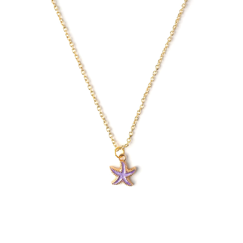 Star Fish Necklace CHOAL Purple