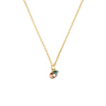 Peach Crystal Necklace CHOAL