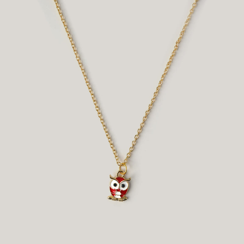 Owl Charm Necklace CHOAL