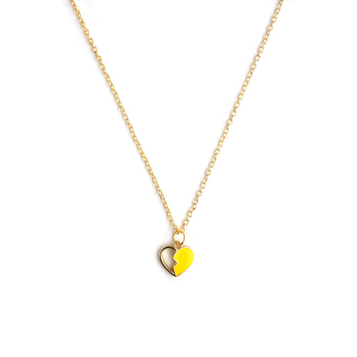 May Enamel Necklace CHOAL Yellow