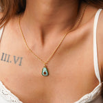 Avocado Enamel Necklace CHOAL