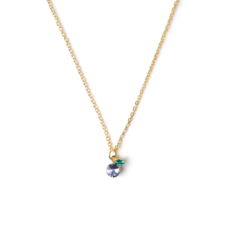 Peach Crystal Necklace CHOAL