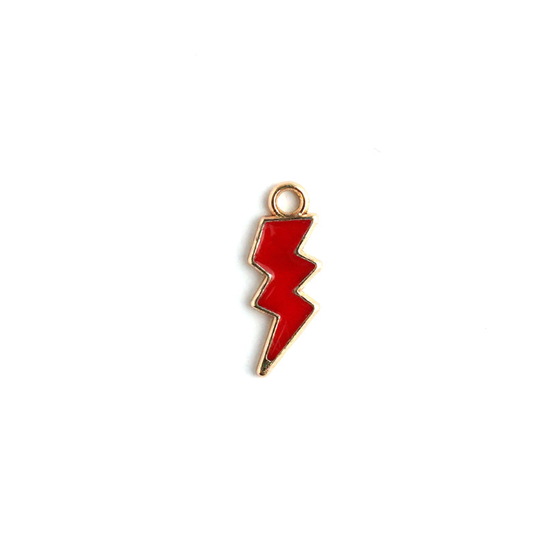 Lightning Bolt Necklace CHOAL Red