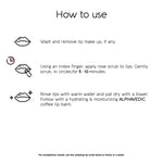 how to use coffee lip scrub