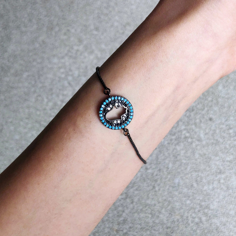 Turquoise Hamsa Bracelet