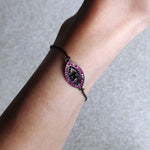 Ruby Evil Eye Bracelet