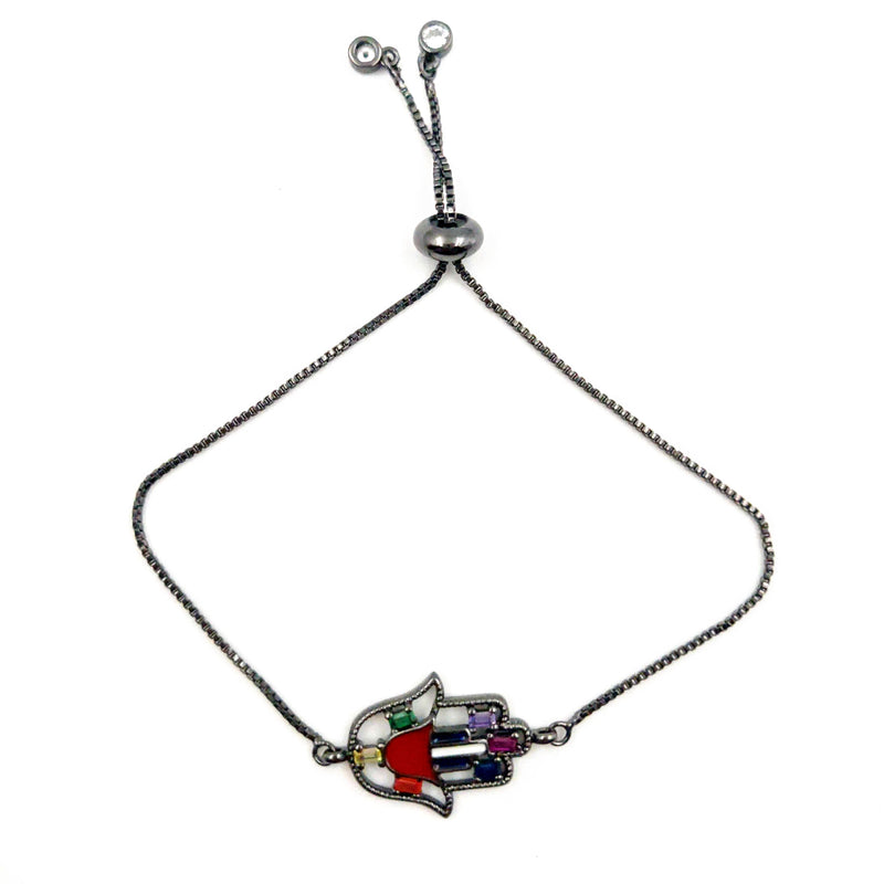 Crystal Hamsa Bracelet
