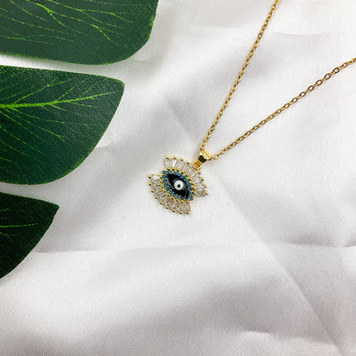 Gazing Evil Eye Necklace Necklaces CHOAL