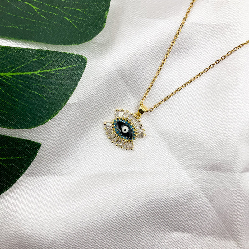 Gazing Evil Eye Necklace Necklaces CHOAL