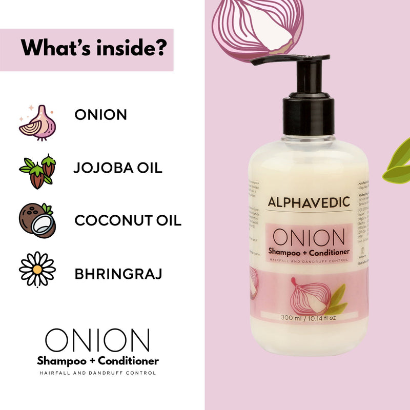 Onion Shampoo + Conditioner 300 ML