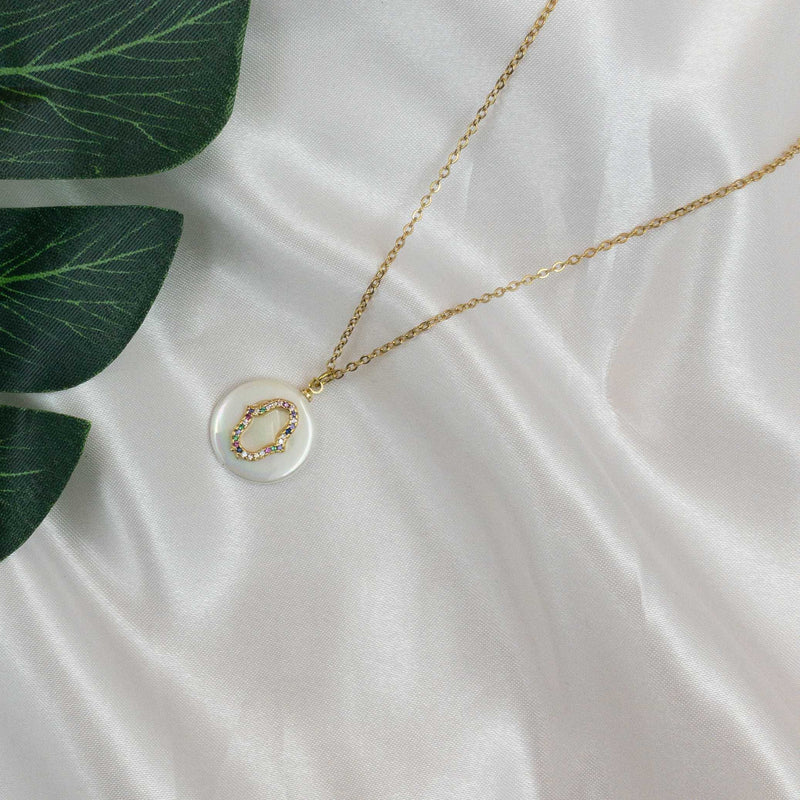Hamsa Pearl Necklace Necklaces CHOAL