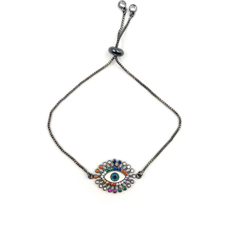 Crystal Evil Eye Bracelet