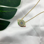 Crystal Evil Eye Necklace Necklaces CHOAL