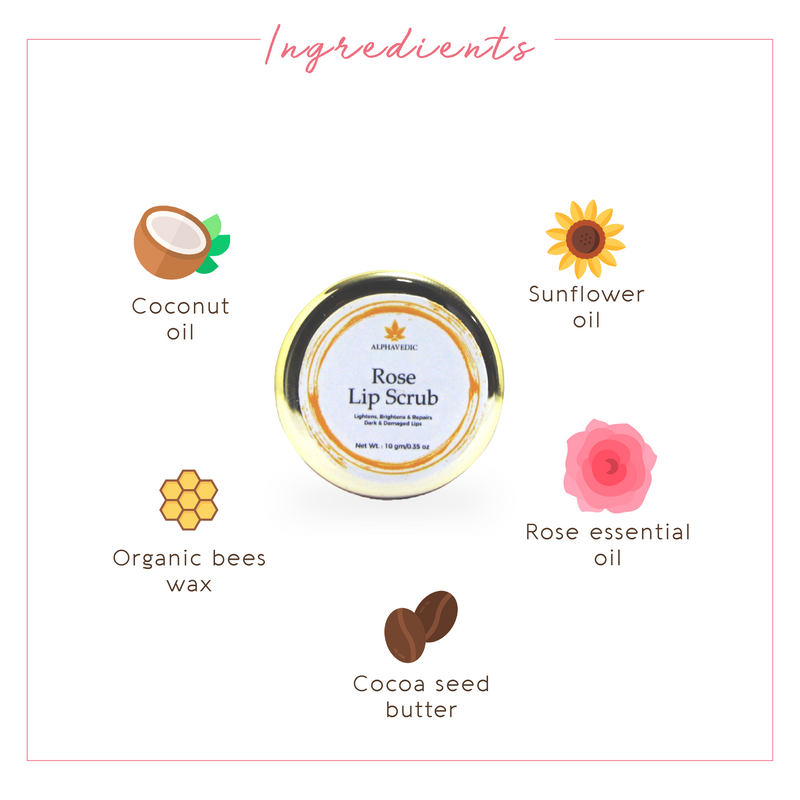 Rose Lip Scrub 8 Grams